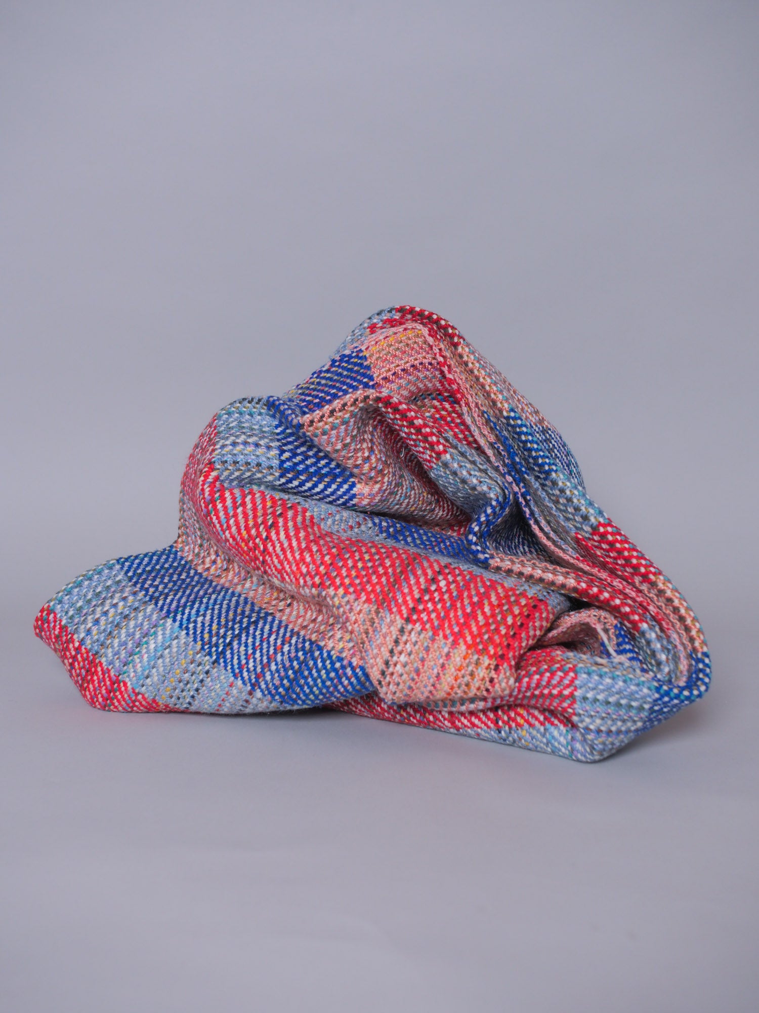 Khadi plaid en laine recyclé