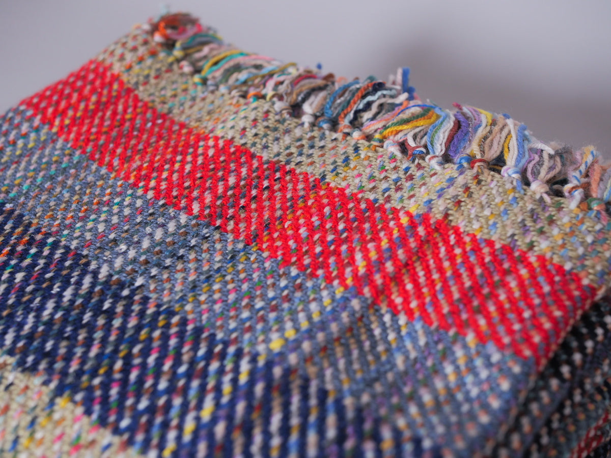 Couverture khadi en laine recyclé