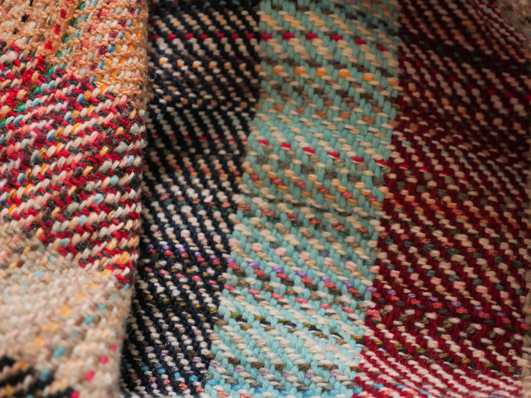 Plaid en laine recyclé