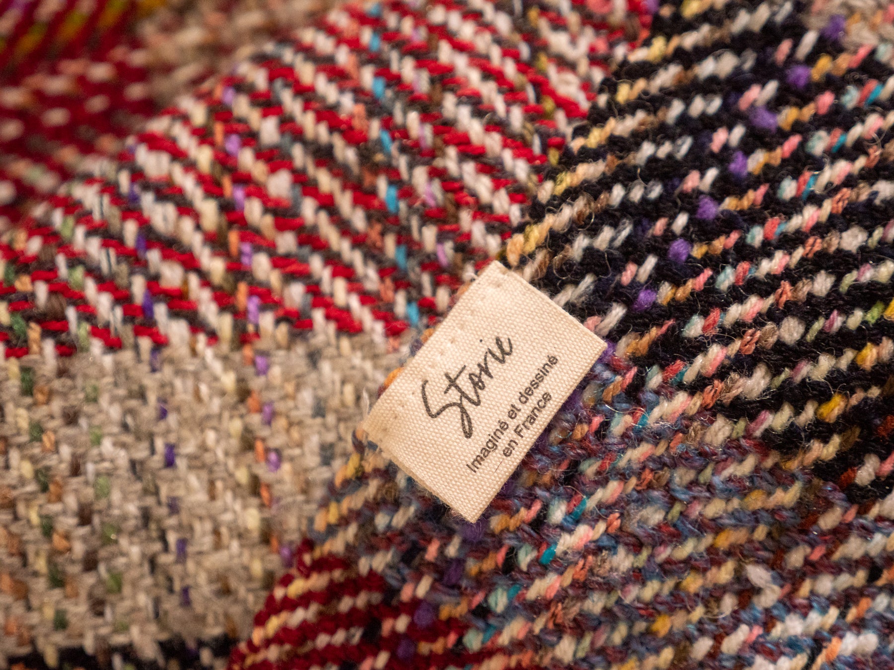 Plaid en laine recyclé