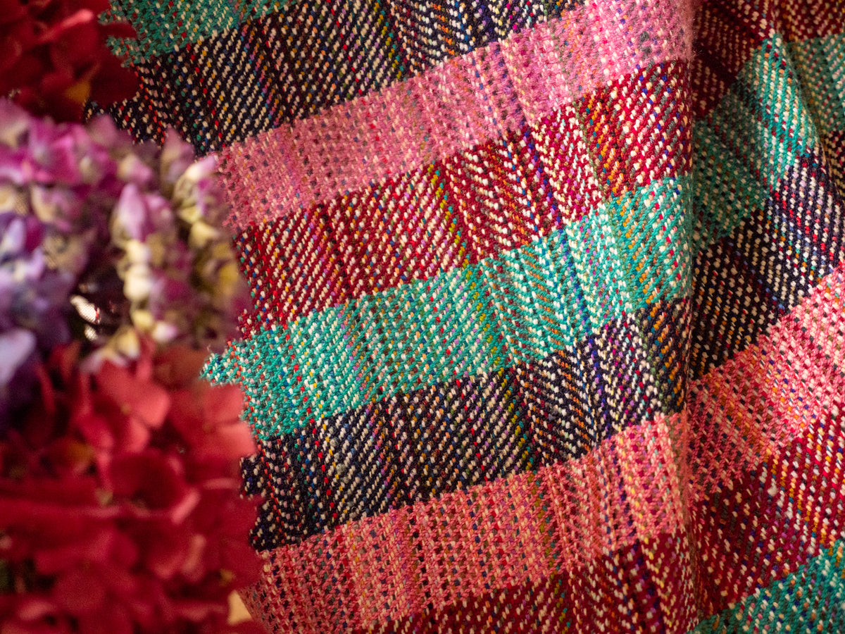 Plaid en laine recyclé