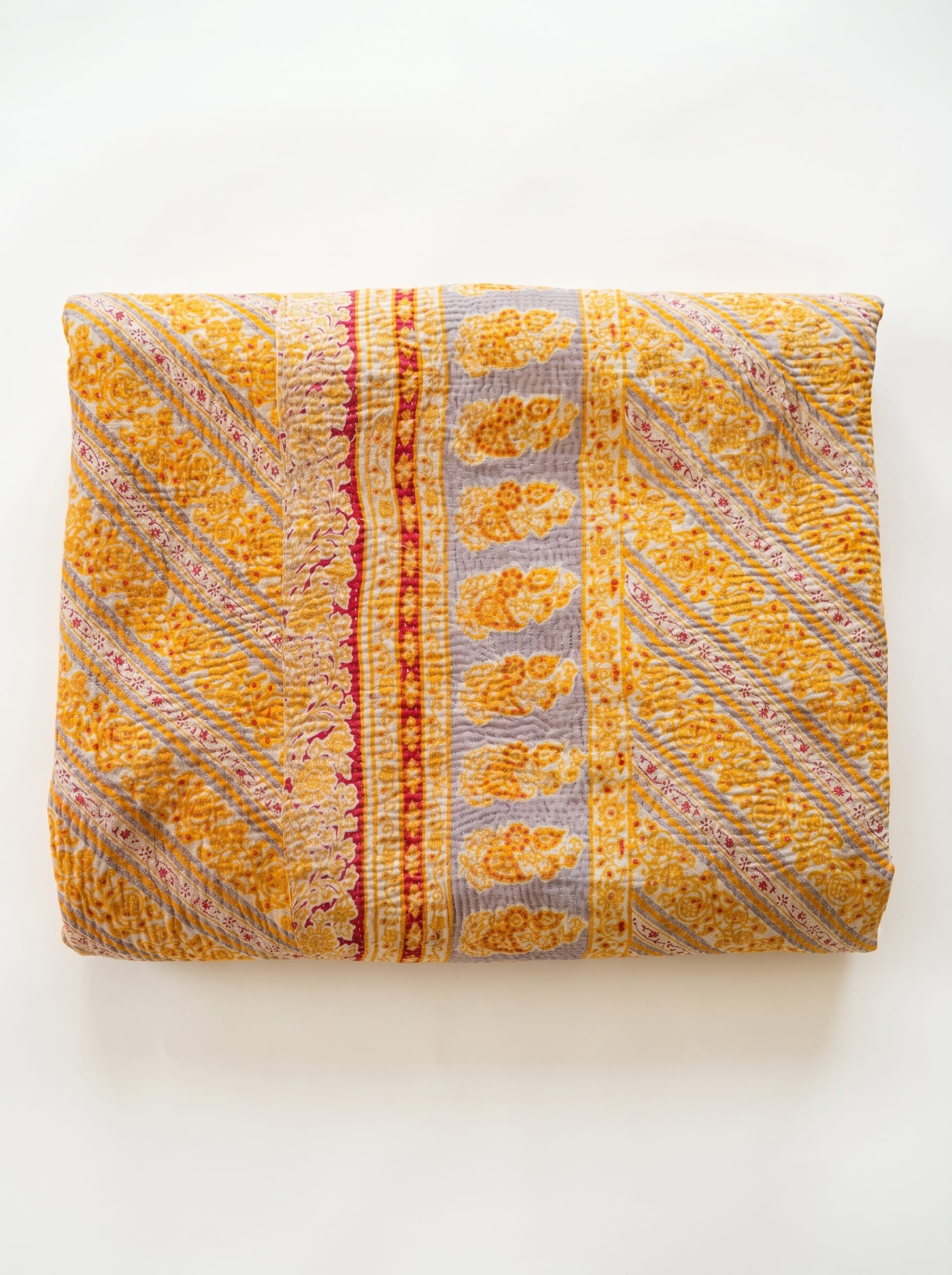 Vintage Kantha brodé main 