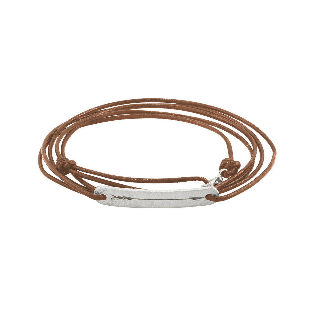 Article 22 bracelet fleche "arrow tag wrap"