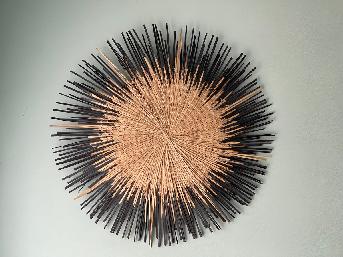 Sun Circle Petite Natural Black Stripe