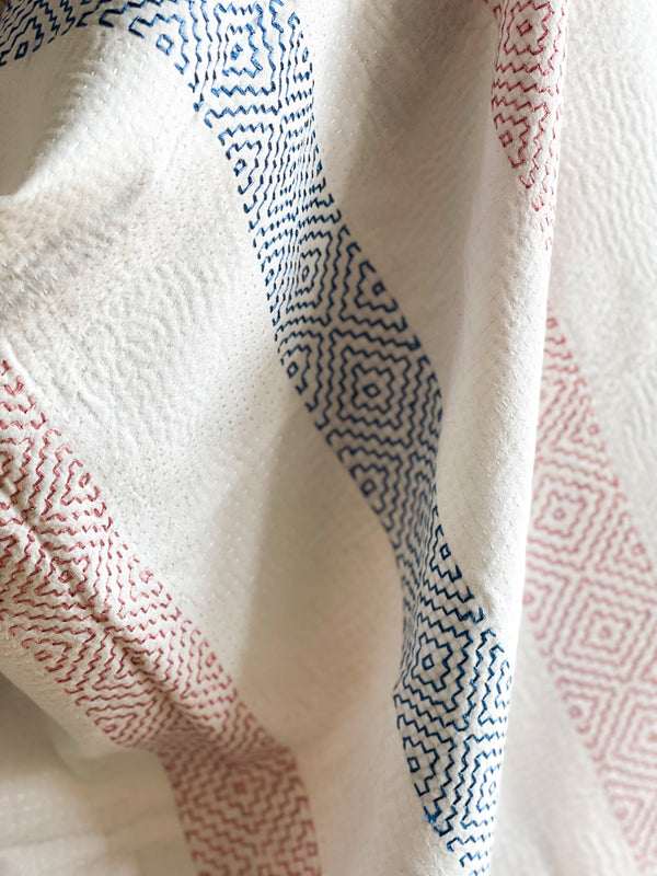 Ce type de couverture en coton doux est généralement offert comme cadeau de famille à un nouveau-né. 