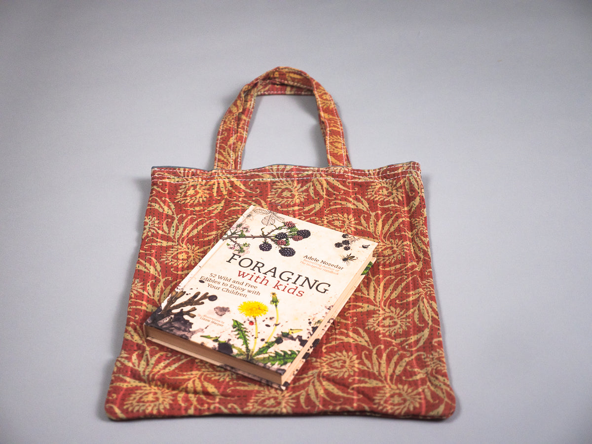 Kantha Sac en coton recyclé. Tote bag in cotton.