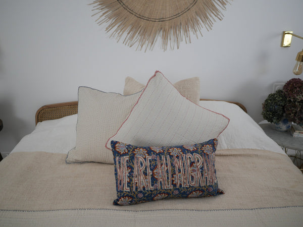 Coussin Kantha