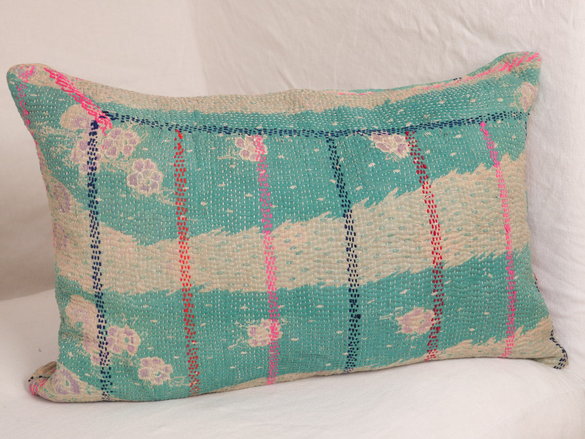 "Pastels" Kantha Vintage housse de coussin*