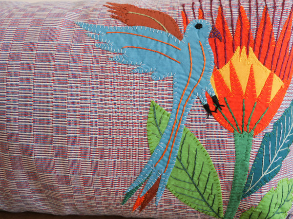 Storie coussin binakol appliqué