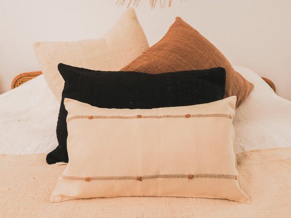 Coussins tissés main en coton