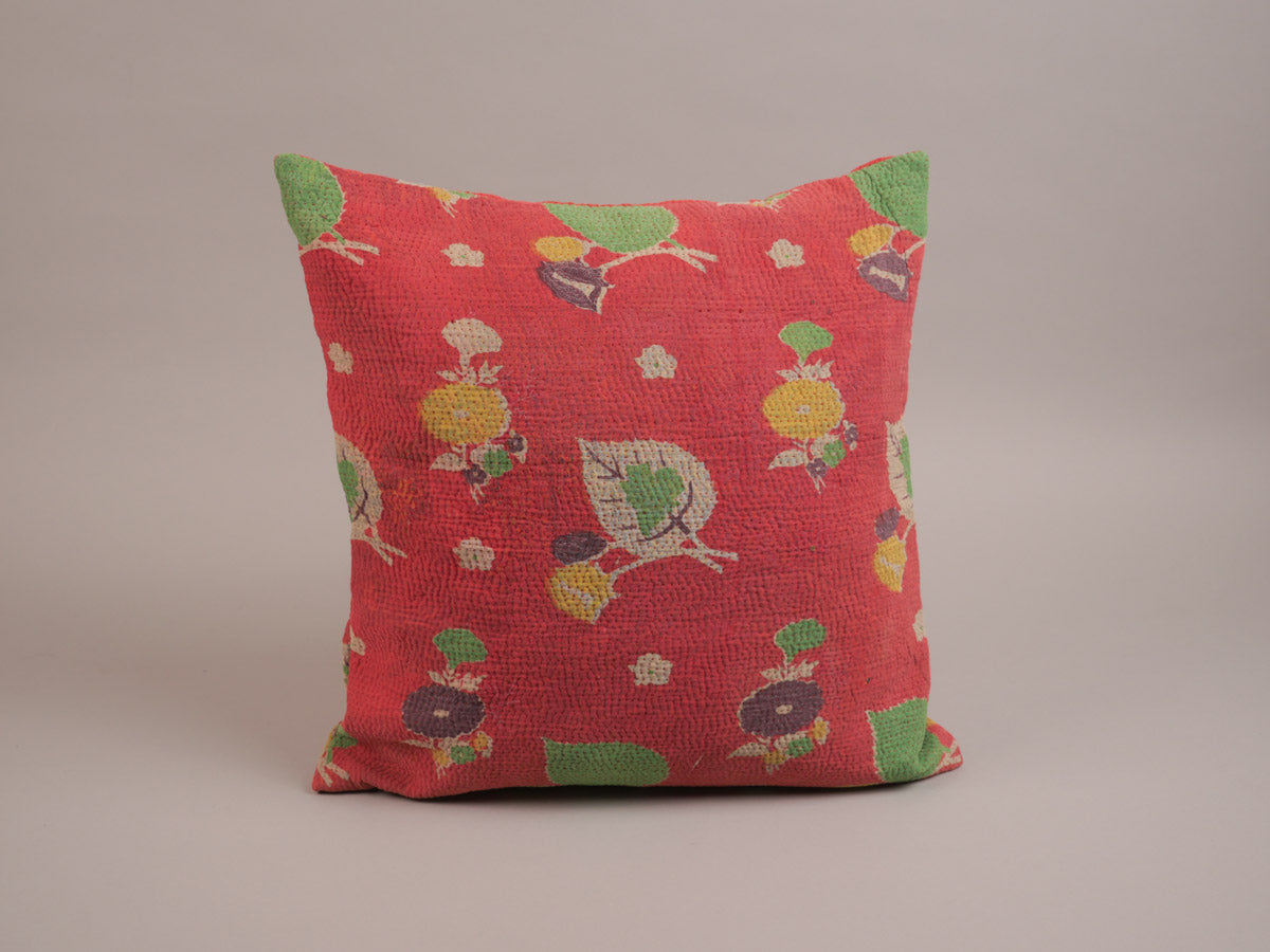 "Garden Party" Kantha Vintage housse de coussin