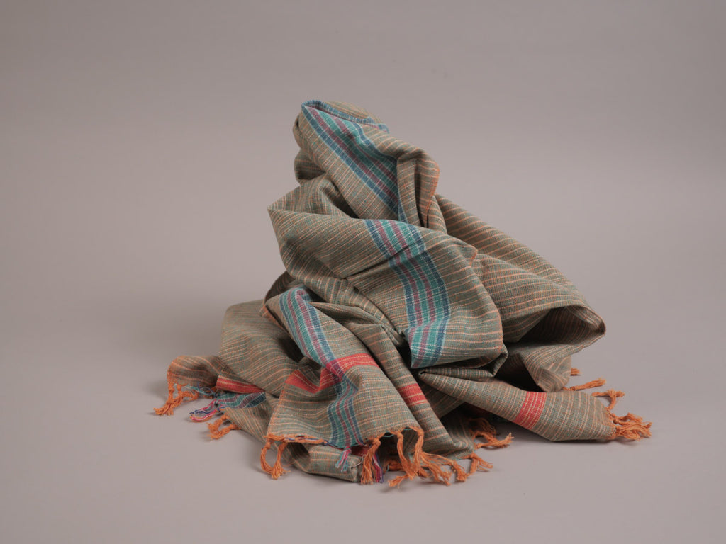 Serviette Khadi en coton tissé main