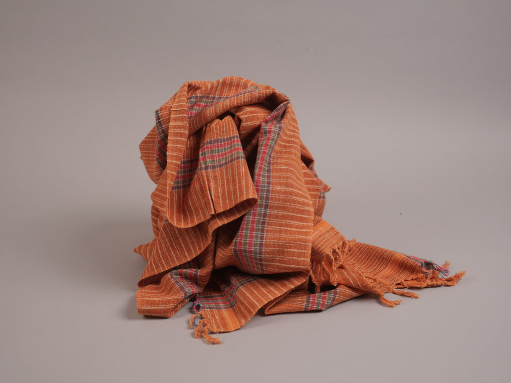 Serviette khadi en coton tissé main