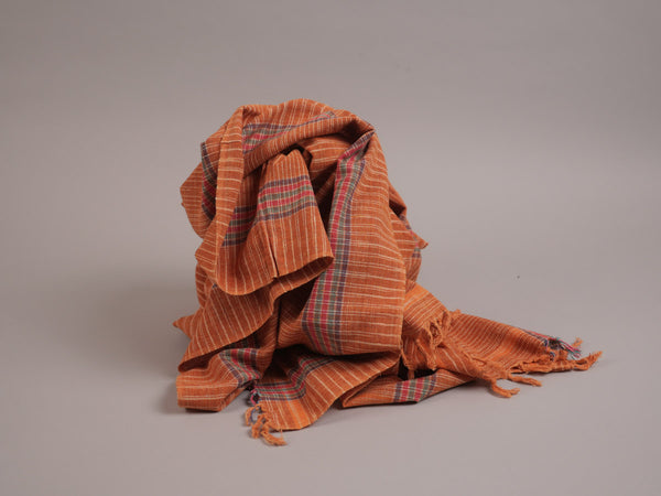 Serviette khadi en coton tissé main