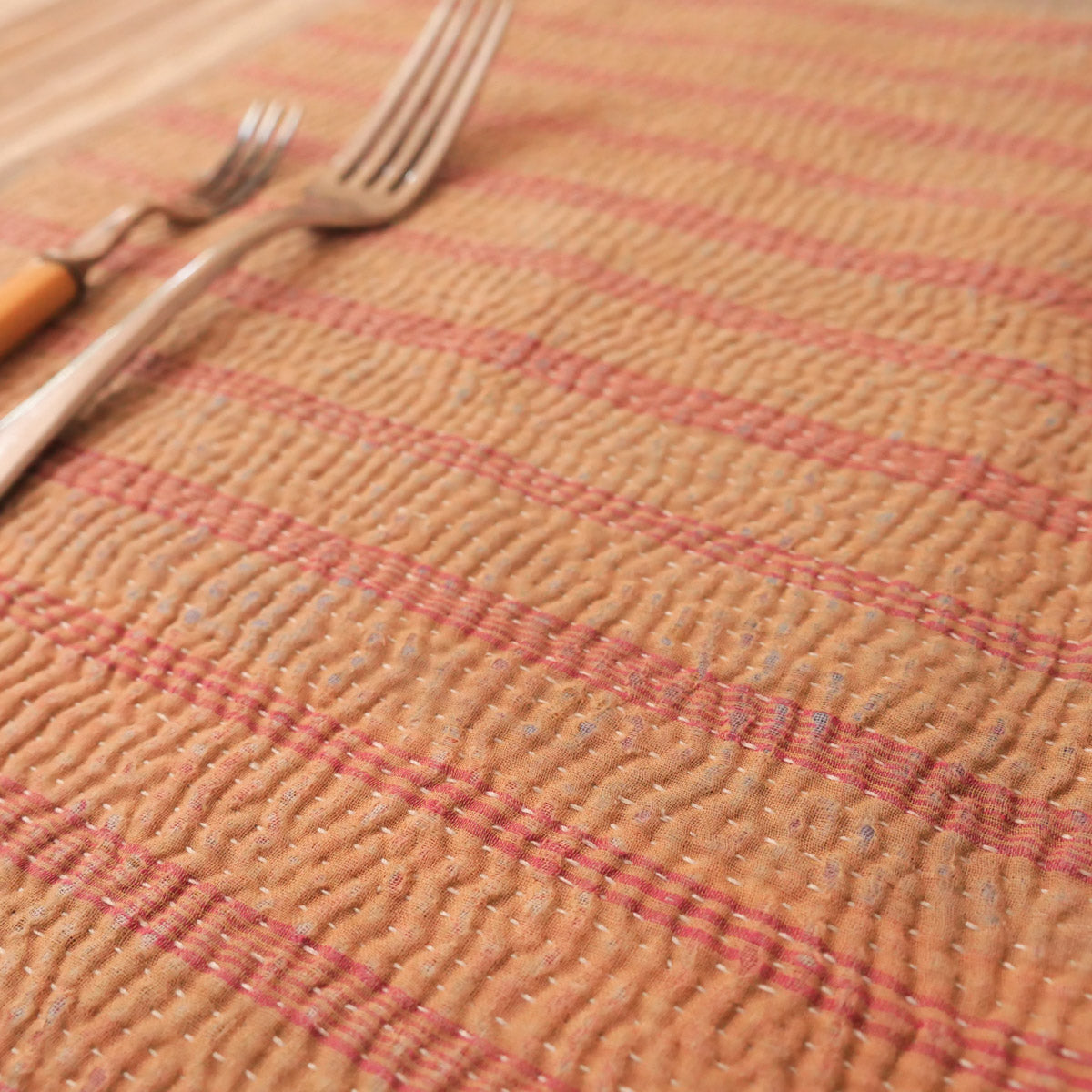 Set de Table  en coton recyclé, vintage Kantha. Place mats.