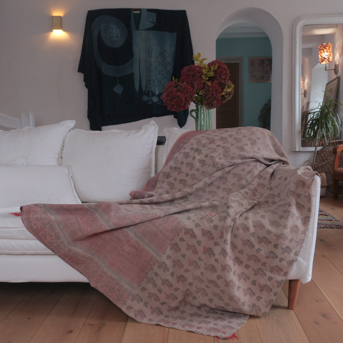 Vintage kantha couverture 