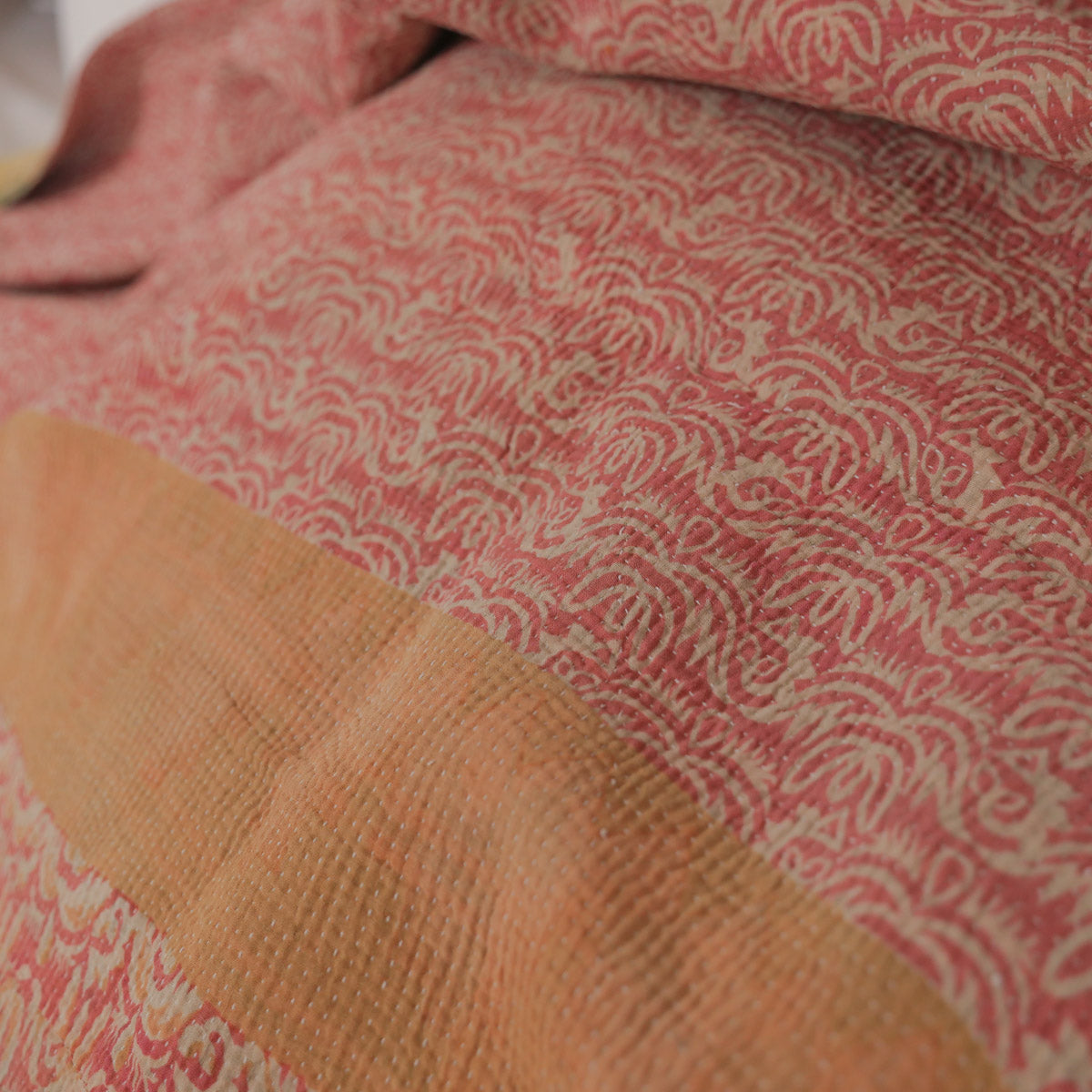 Vintage Kantha couverture