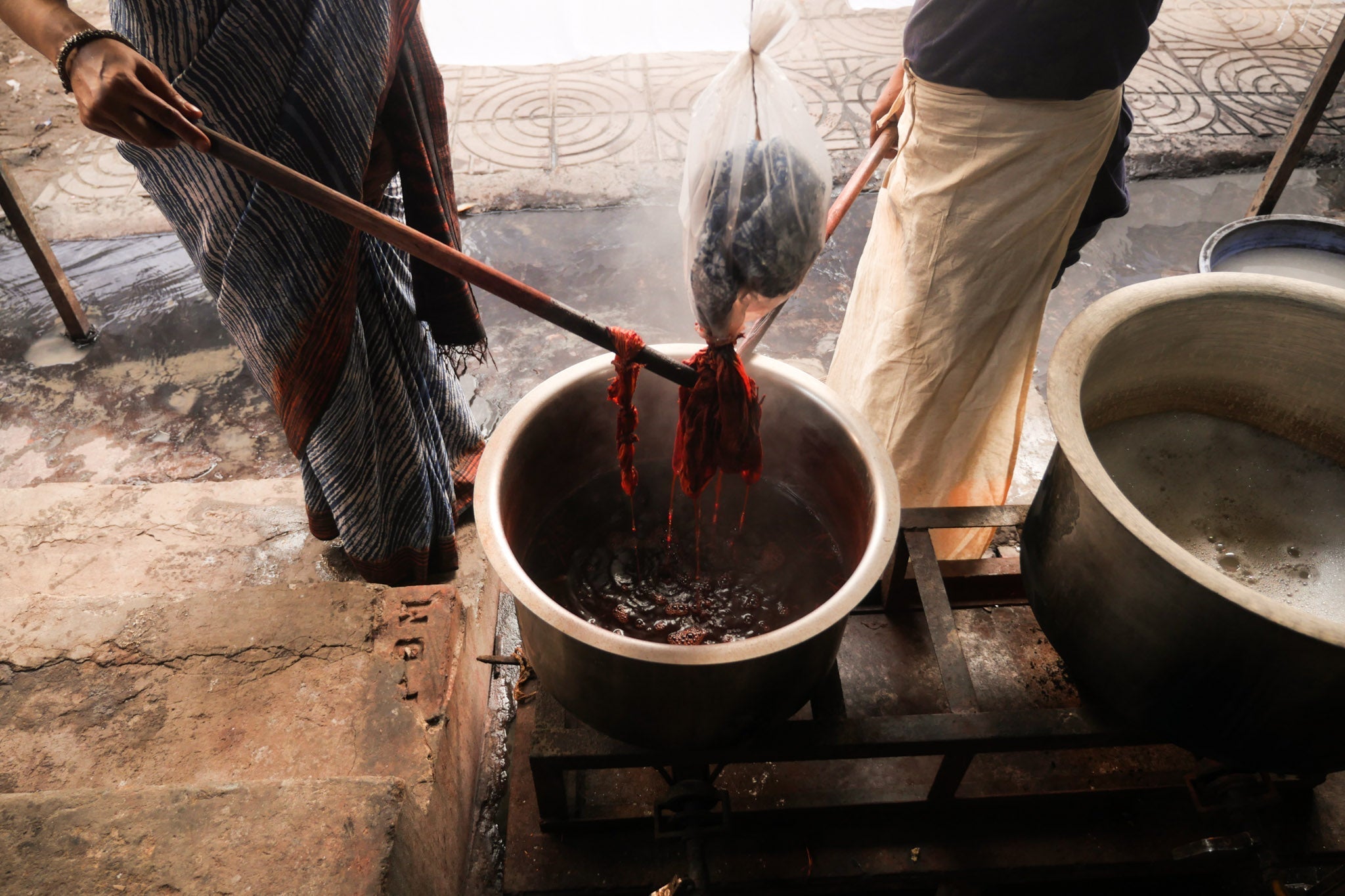 Atelier de teinture, Dhaka, Bangladesh