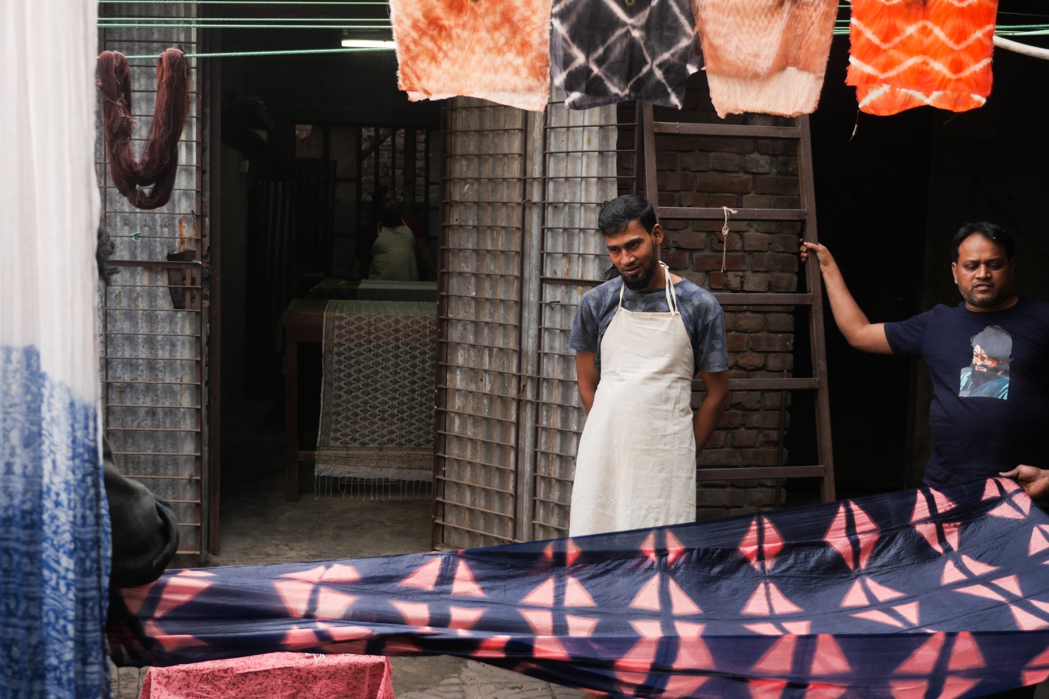 Atelier de teinture, Dhaka, Bangladesh