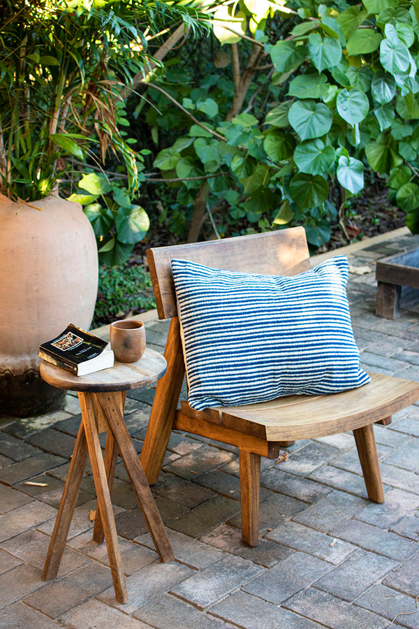 Housse de coussin Sarapillo, tissé main en Mexique 55x50cm