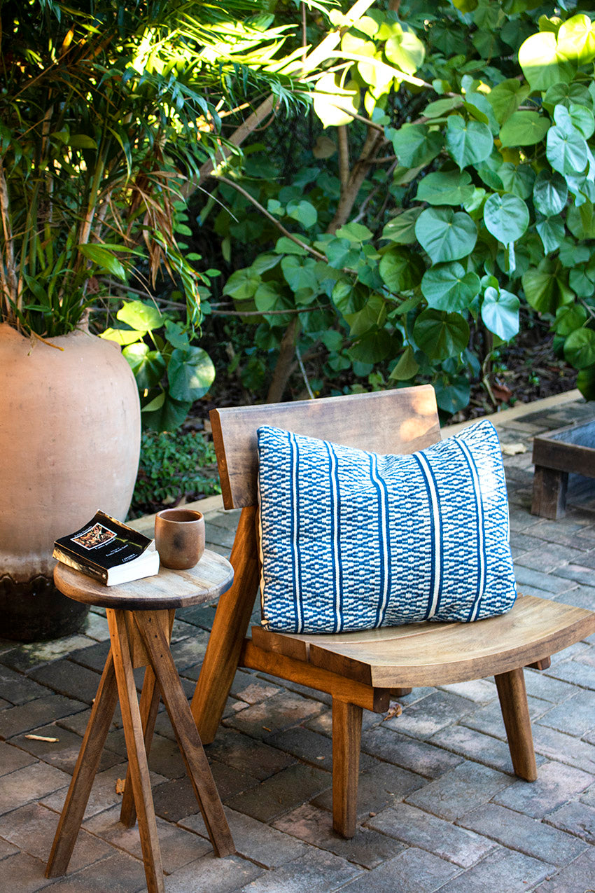 Housse de coussin Sarapillo, tissé main en Mexique 55x50cm Image secondaire du produit