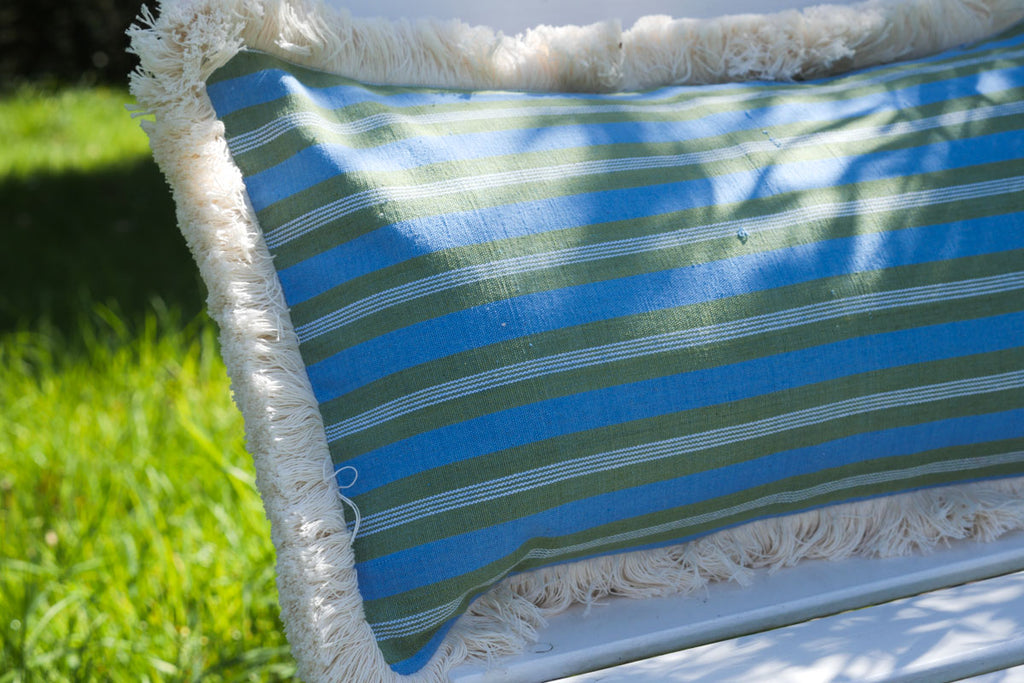 Coussin en coton tissée à la main pour Storie