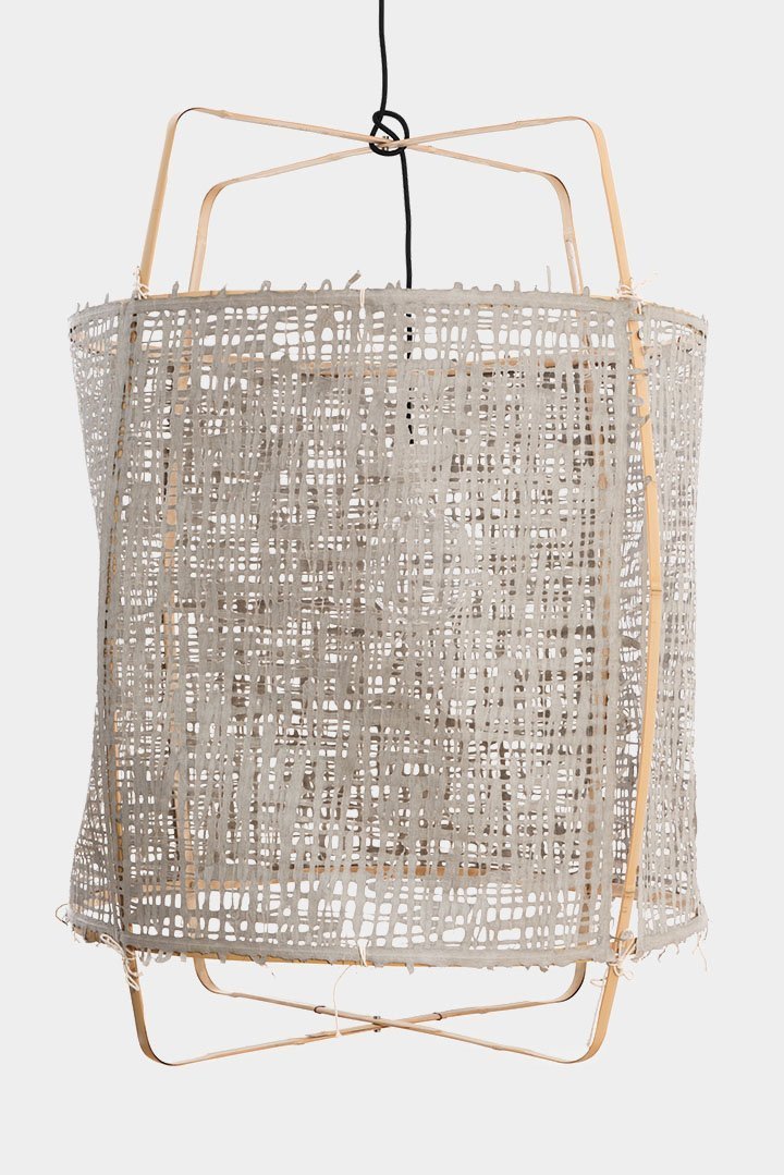 Ay Illuminate Luminaire Ay Illuminate, suspension Z2 Papier gris  ⌀ 67cm x h100 cm