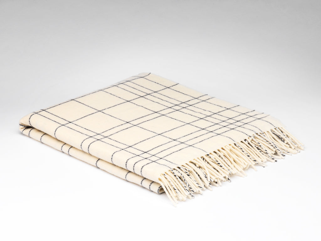 Mcnutt plaid en laine d'agneau