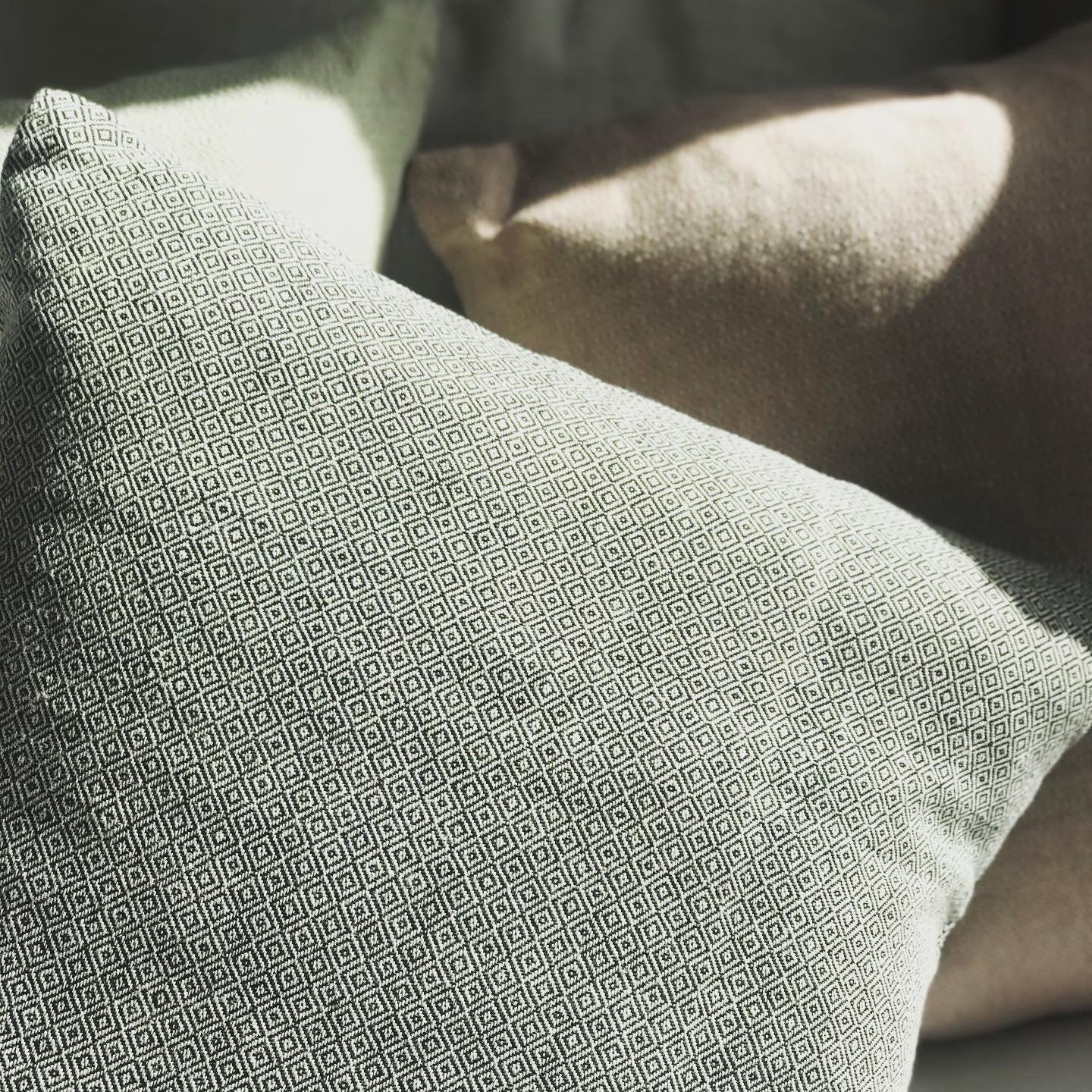 Hand woven cushion, made in Mexico, fair trade.
