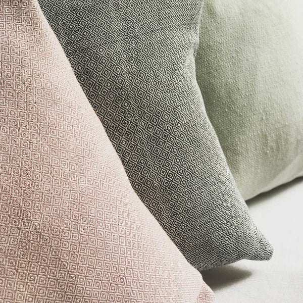 Hand woven cushion, made in Mexico, fair trade.