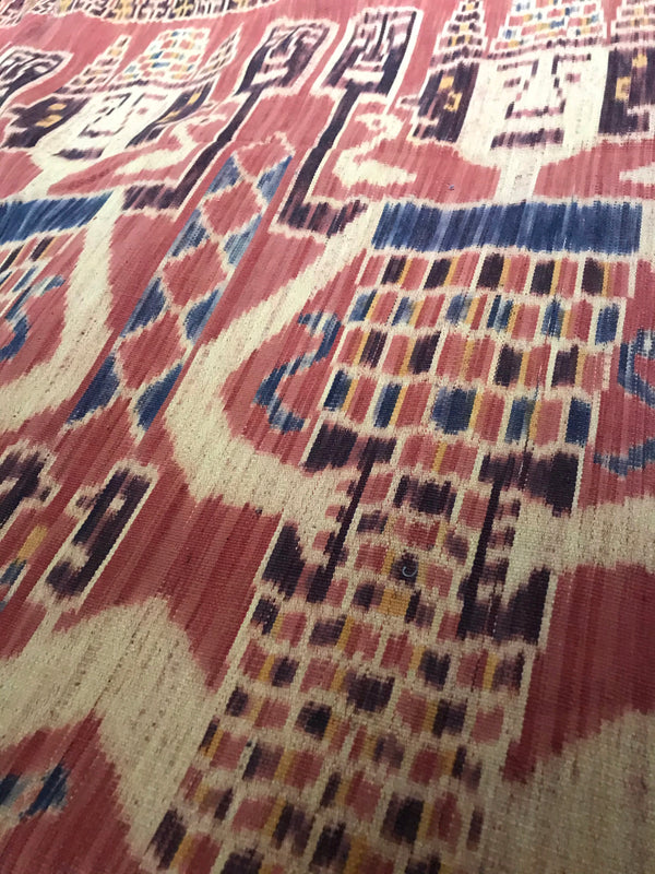 Ikat de Sumba ancien - Reine et grenouilles