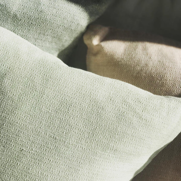 Hand woven cushion, made in Mexico, fair trade.