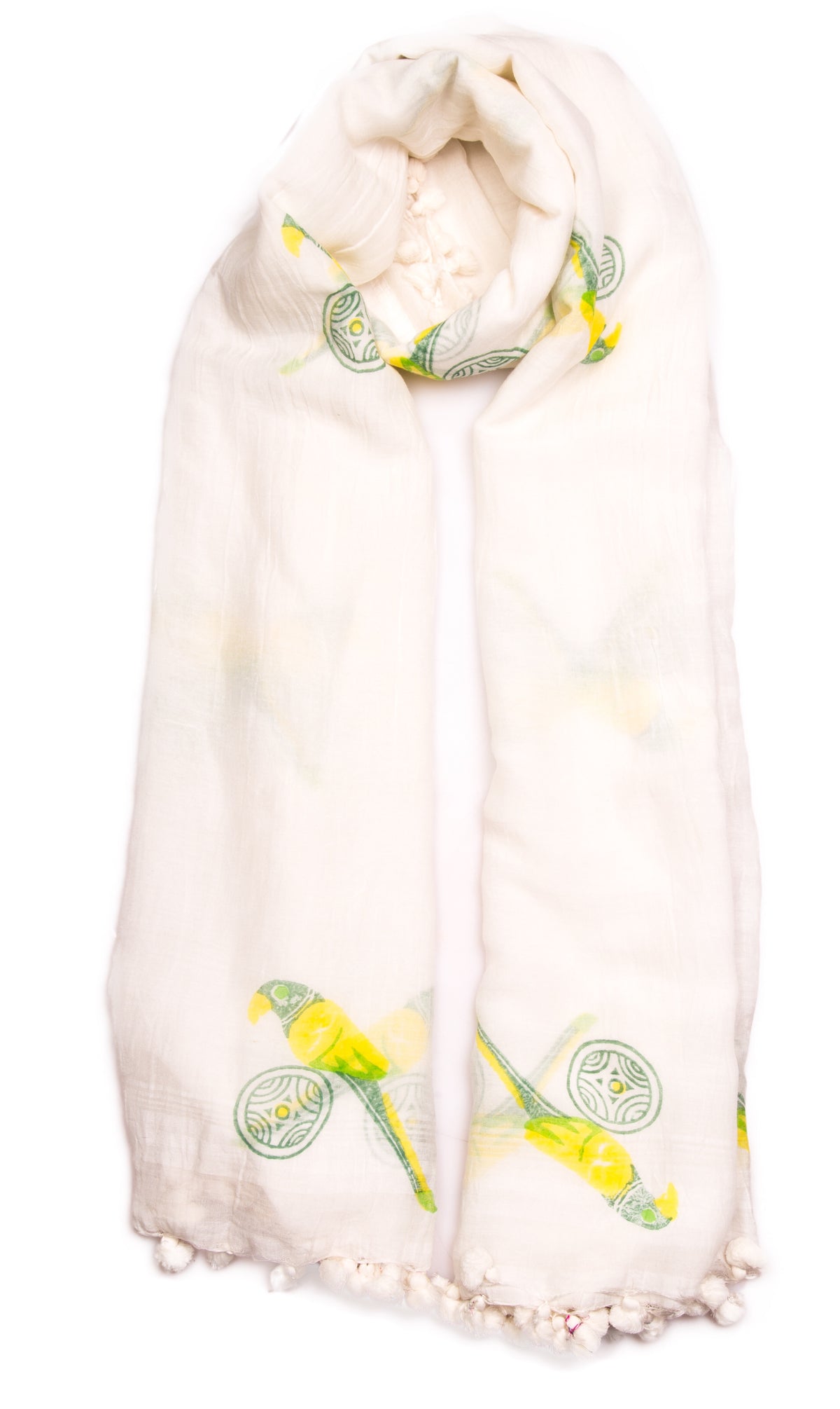 Femme Nomadic, Echarpe Dupatta, Coton et Soie