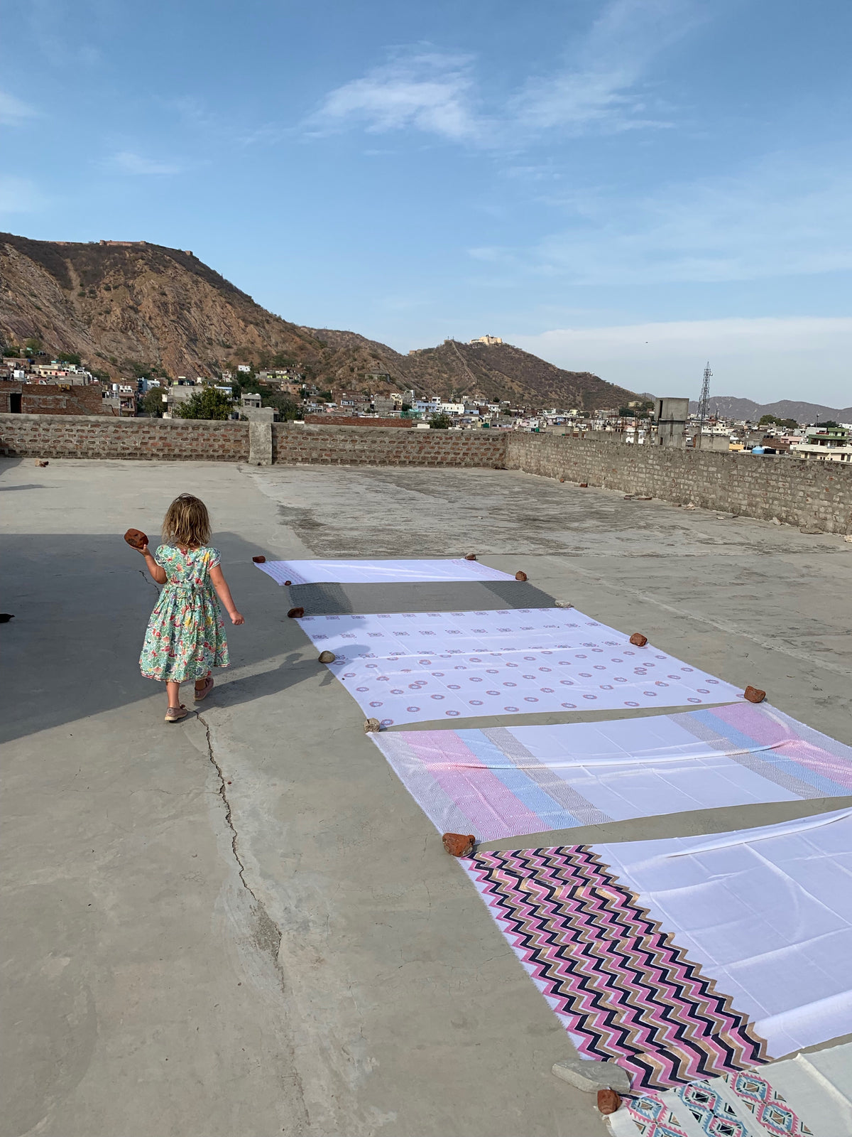 Femme Nomadic, Echarpe Dupatta, Coton et Soie