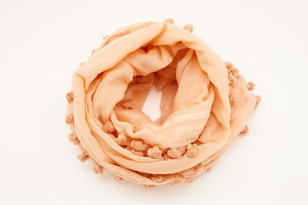 Luxe living Accessoires Echarpe dupatta pom pom