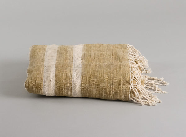 Throw in handspun recycled cotton. 