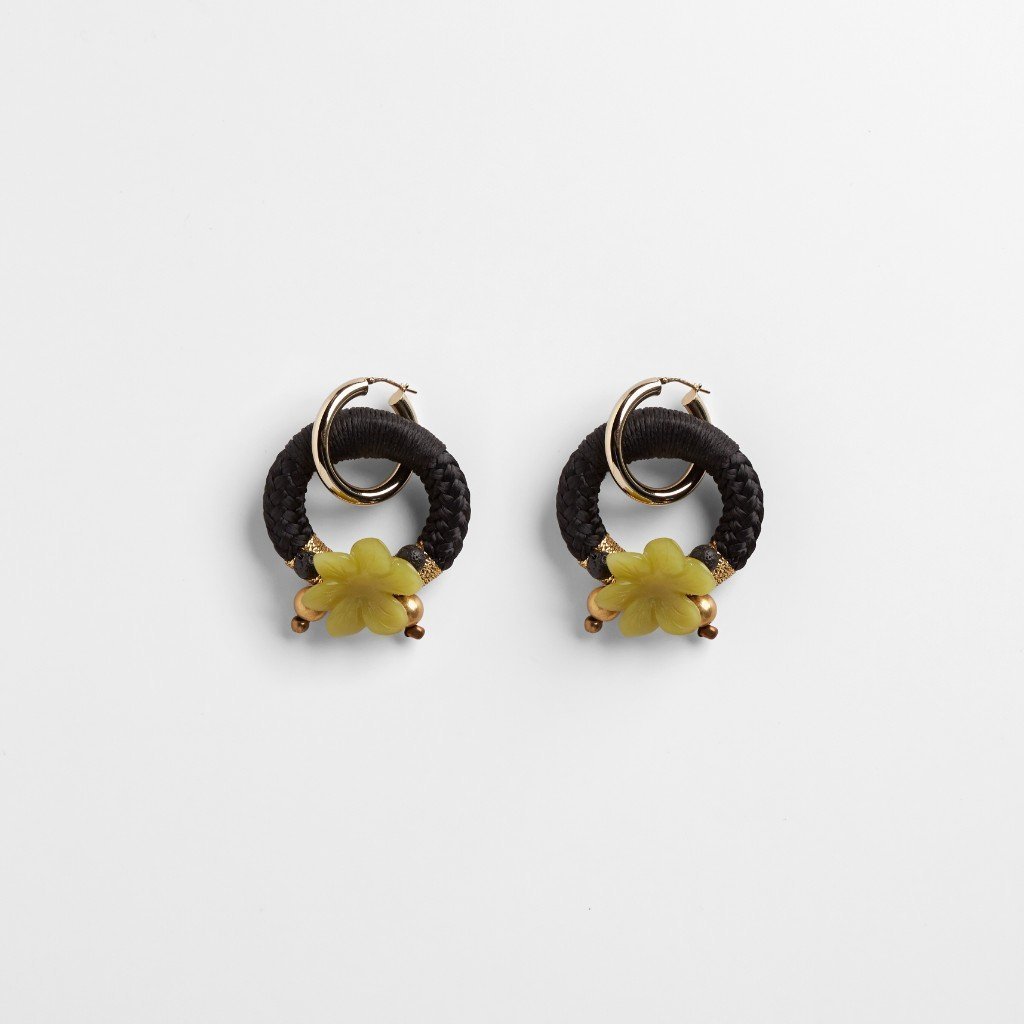 Pichulik Bijoux Pichulik, boucles d'oreilles Ala crystal Main image